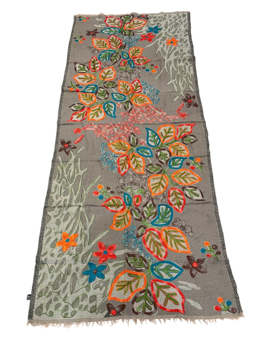 Pashmina scialle or sciarpa ricami a mano