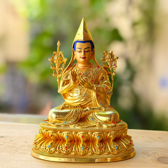 Lama Tsongkapa dorato