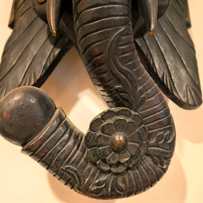 Ganesh Maschera in Legno