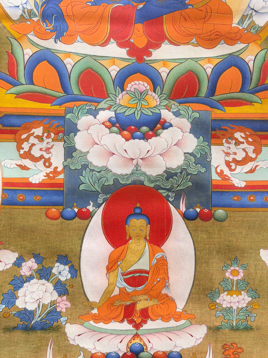 Thanka Buddha della Medicina
