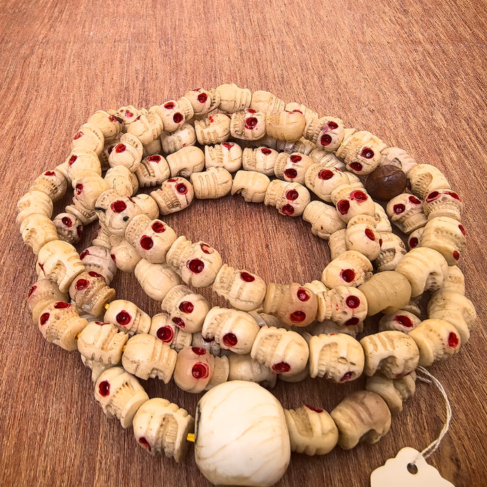 Mala Teschio in Osso di Yak