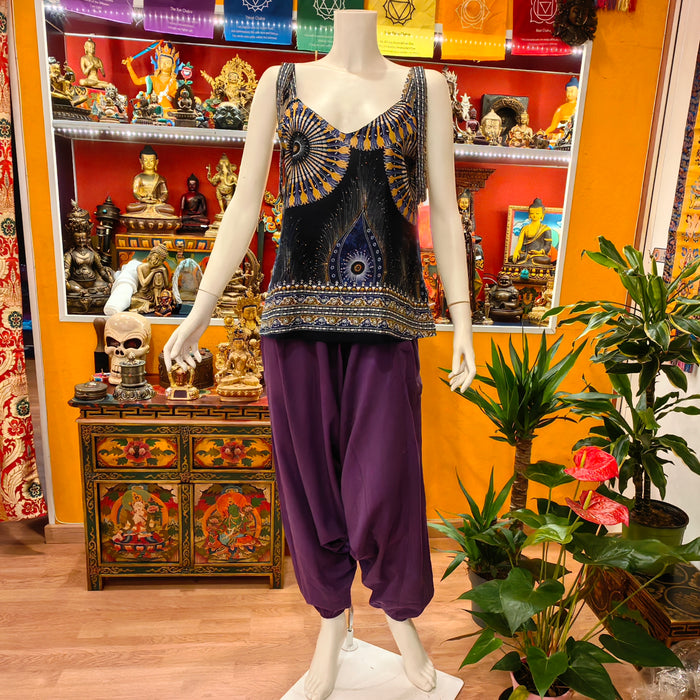 Pantalone cavallo basso