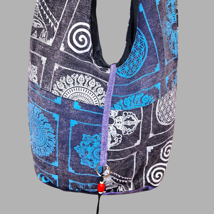 Borsa Tracolla cotone stampata