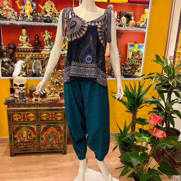 Pantalone cavallo basso