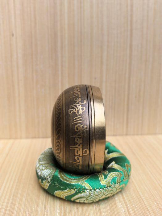 Campana Tibetana con mantra