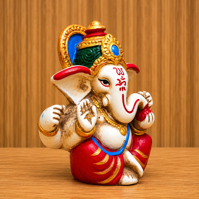Statua Ganesha 6.5 cm Dio della Fortuna prosperità