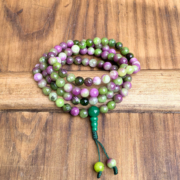 Mala in Rubino Zoisite