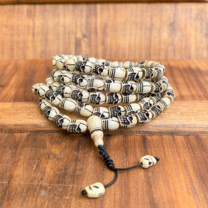 Mala Teschio in Osso di Yak