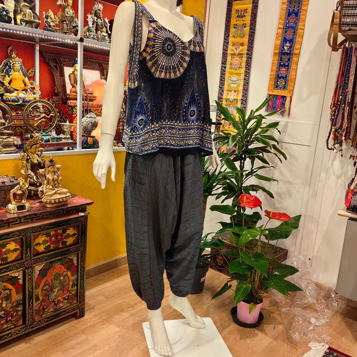 Pantalone cavallo basso