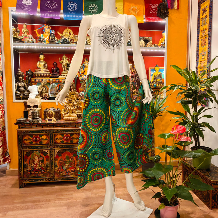 Pantalone palazzo in floreale