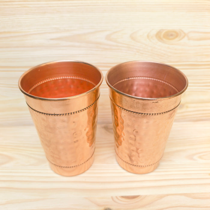 Copper Glass Pair