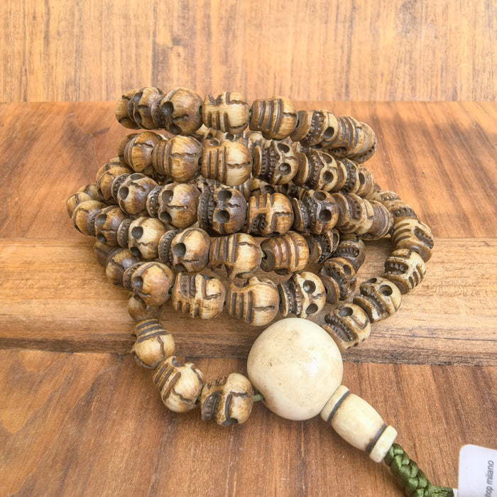 Mala Teschio in Osso di Yak