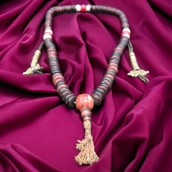 Mala tibetana con ossa di yak