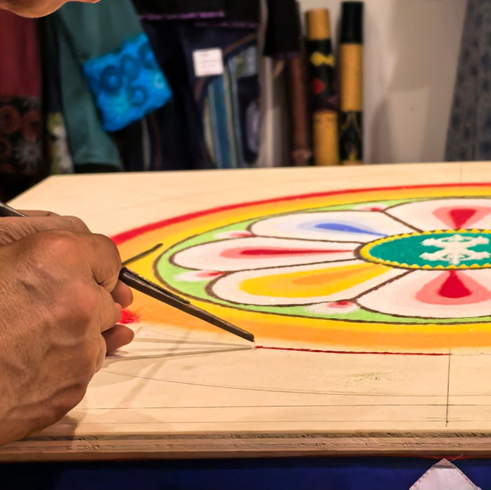 Chakpure for colored sand mandala