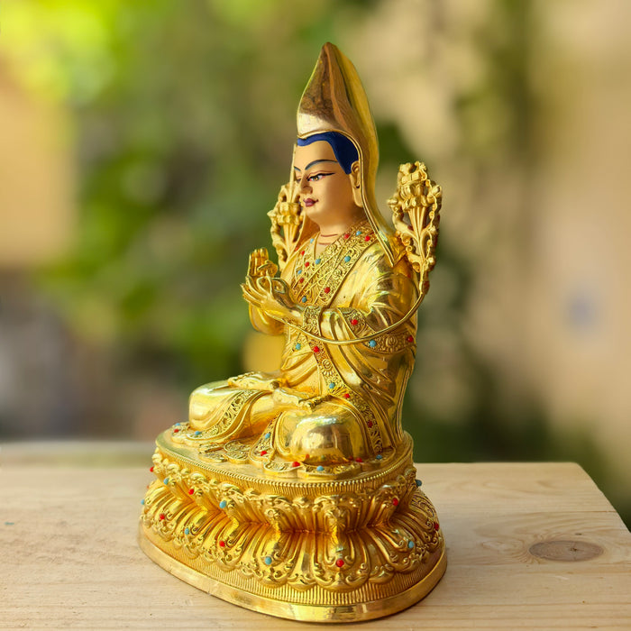 Lama Tsongkapa dorato
