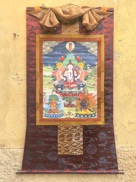 Thanka cherezig( Avalokiteshvara)