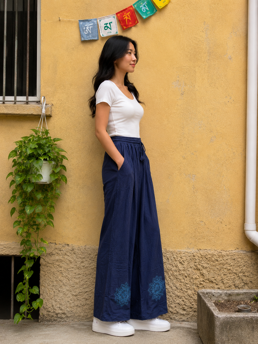 Pantalone Mandala elasticizzata vita