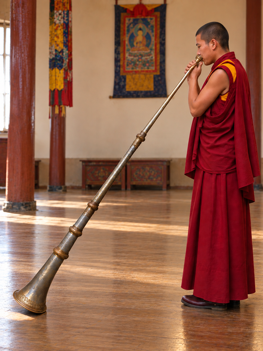 Dungchen – Tromba Cerimoniale Tibetana