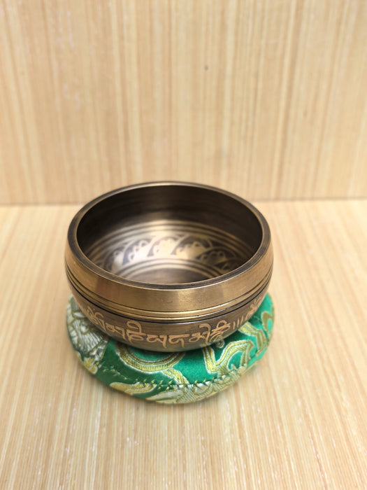 Campana Tibetana con mantra