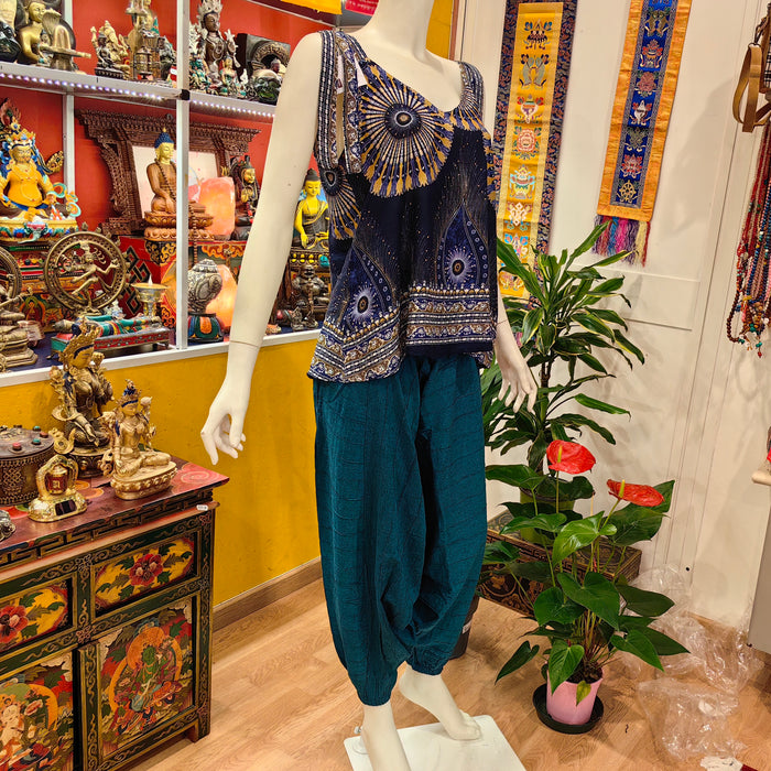 Pantalone cavallo basso