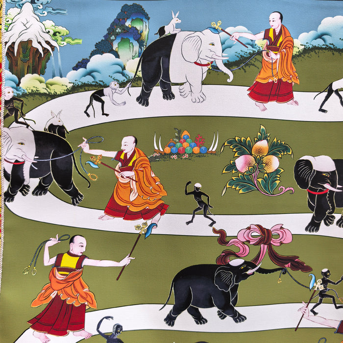 Thangka Shiné dipinto a mano