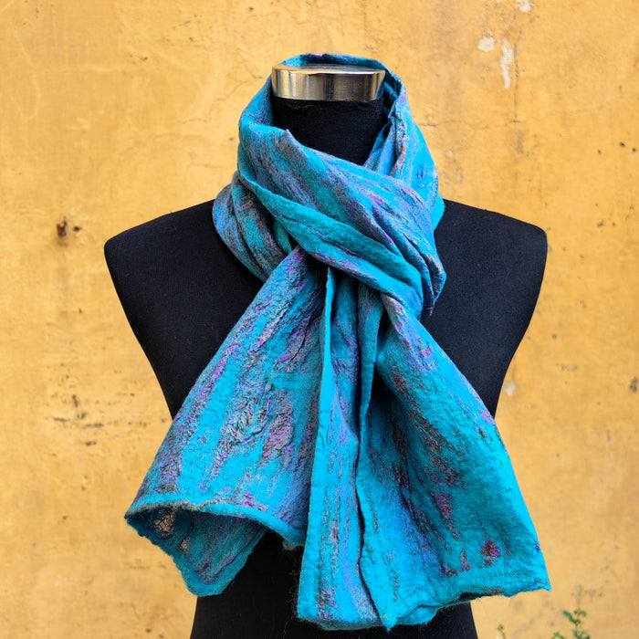 Sciarpa di Seta e Lana