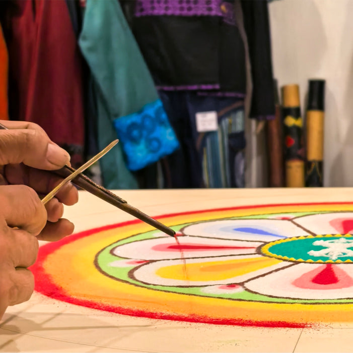 Chakpure for colored sand mandala