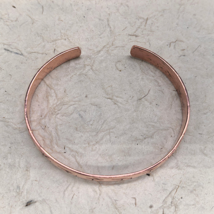 Copper Bracelet with Om Mani Padme Hum Mantra