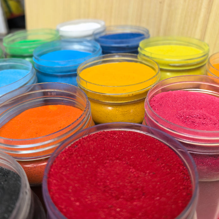 Kit Mandala di Sabbia Colorati con Chakpure, 10 Colori