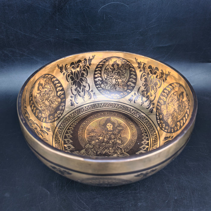 Campana Tibetana con tara verde