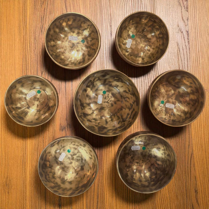 Campana Tibetana 7 chakra set