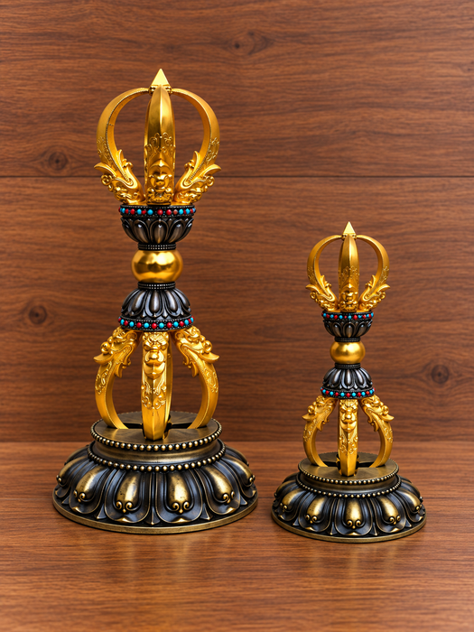 Dorje Tibetano con supporto Media