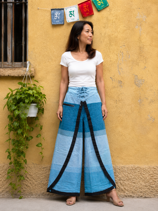 Pantalone Gonna in Cotone con Coulisse | Fatto a Mano in Nepal
