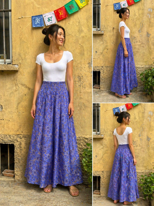 Pantalone Gonna gamba larga