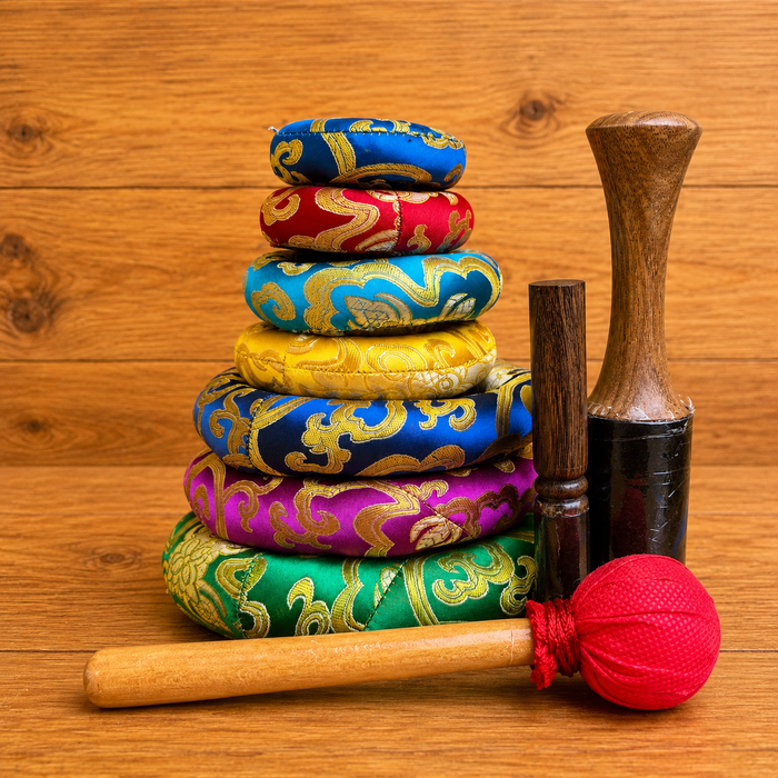 Campane Tibetane 7 Chakra – Kit Professionale Completo