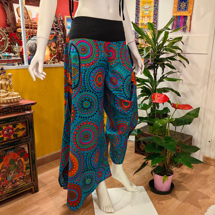 Pantalone palazzo in floreale