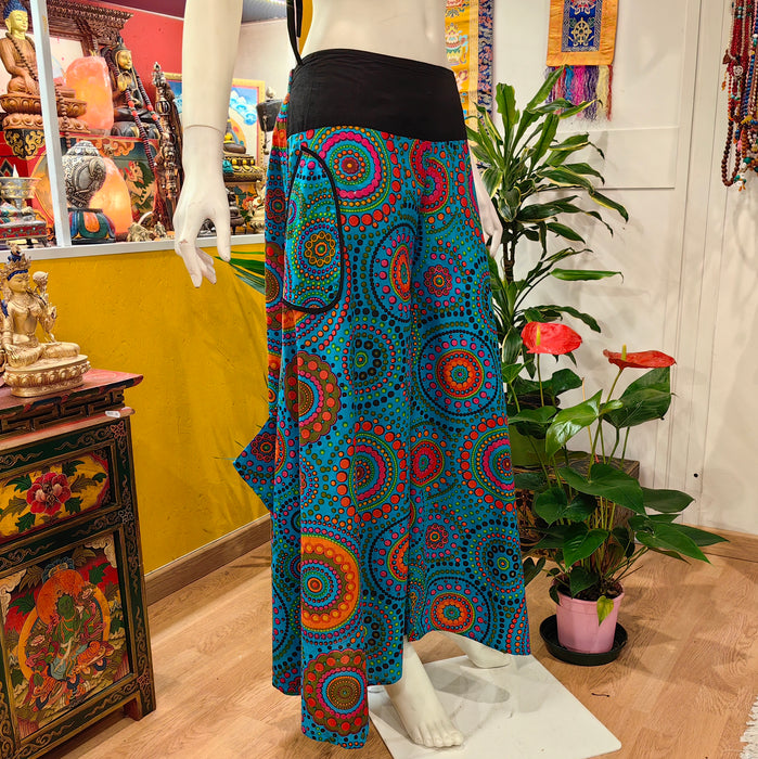 Pantalone palazzo in floreale