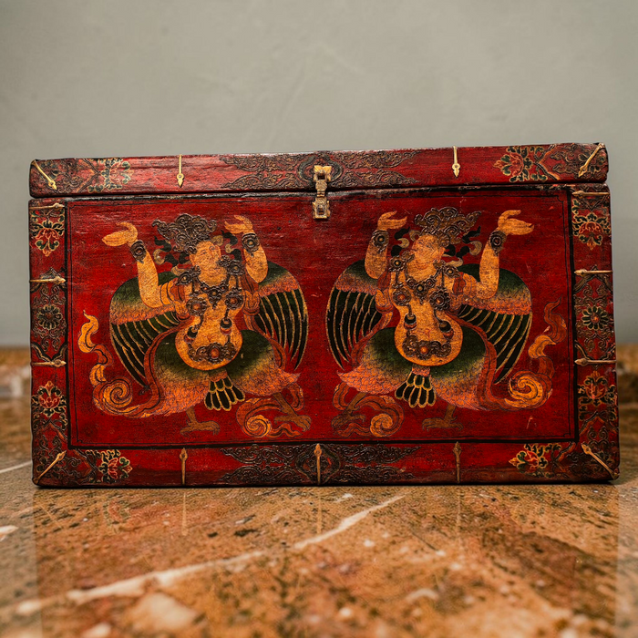 Baule Tibetano Antico XX Secolo
