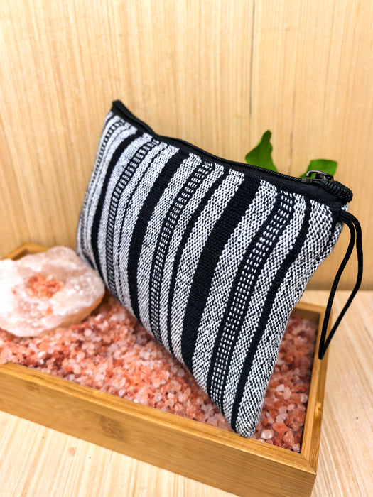 Pochette portatrucchi in cotone 25 × 15 cm