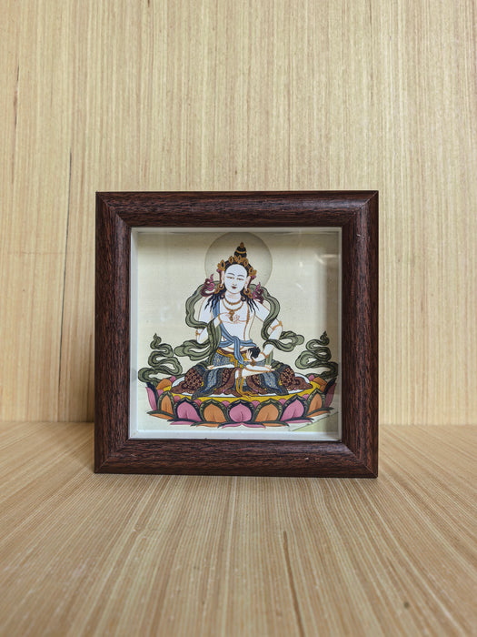 Vajrasattva in cornice da appoggio