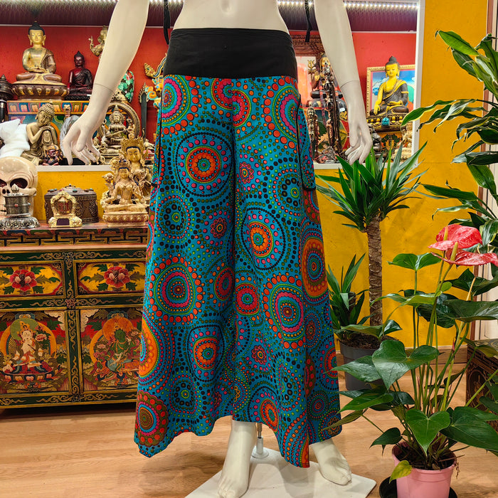 Pantalone palazzo in floreale