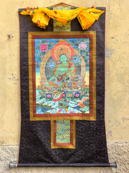 Thangka Tara Verde