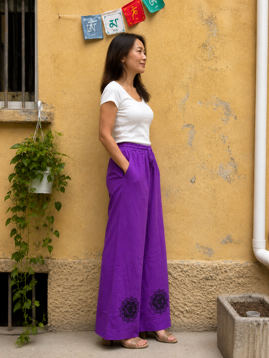 Pantalone Mandala elasticizzata vita