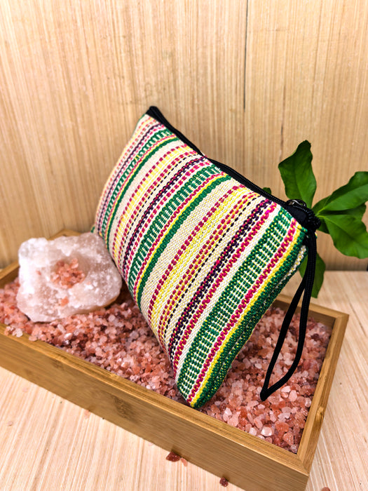 Pochette portatrucchi in cotone 25 × 15 cm