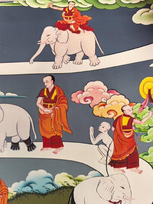 Thangka di Shiné dipinto a mano