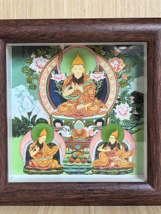 Lama Tsongkhapa in cornice da appoggio