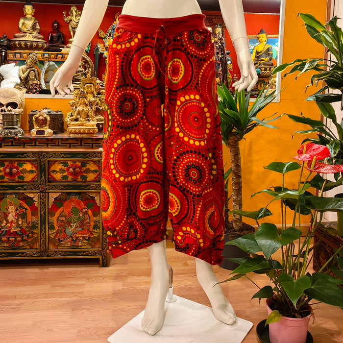 Pantalone corto floreale