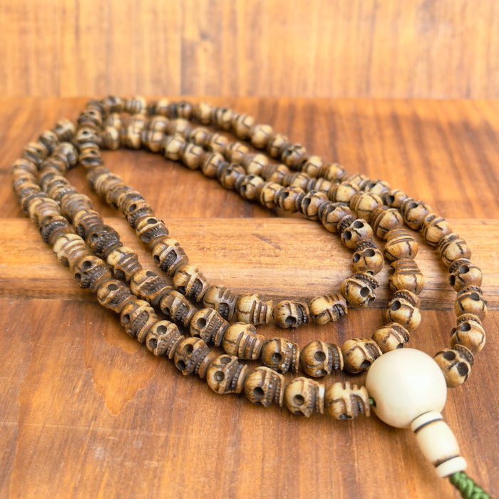 Mala Teschio in Osso di Yak