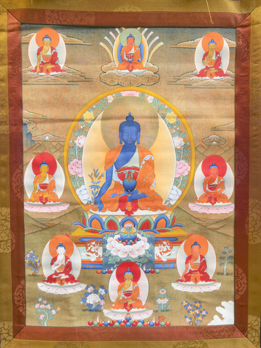 Thanka Buddha della Medicina