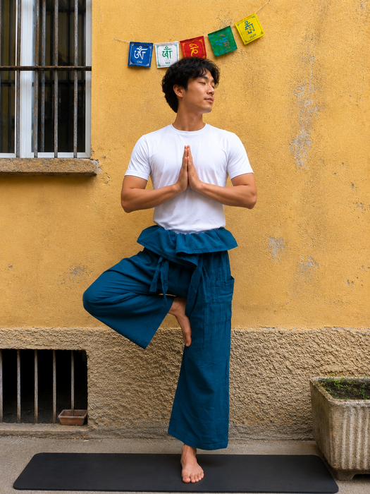 Pantalone pescatore da Yoga e Meditazione –Taglio Unico
